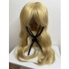 2445 3 sampanska blond paruka z pravych a umelych vlasu parisa