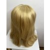 2445 5 sampanska blond paruka z pravych a umelych vlasu parisa