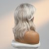 Stříbrná paruka z pravých a umělých vlasů Meara
