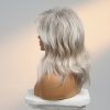 Stříbrná paruka z pravých a umělých vlasů Meara