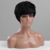 2802 2 uhlove cerna pixie paruka z pravych a umelych vlasu calimero