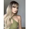 3615 3 blond paruka alexis s tmavymi korinky a ofinou