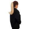 3921 5 rovny ponytail se skripcem blond