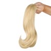 3924 rovny ponytail se skripcem platinova blond