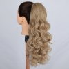 3942 2 vlnity ponytail se stahovaci gumou prirodni blond