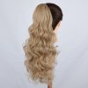 3942 4 vlnity ponytail se stahovaci gumou prirodni blond