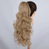 3942 5 vlnity ponytail se stahovaci gumou prirodni blond