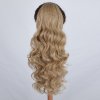 3942 vlnity ponytail se stahovaci gumou prirodni blond