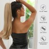 Hedvábný clip in WRAP AROUND PONYTAIL - blond