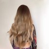 Popelavá blond vlnitá paruka Luxura s tmavými kořínky