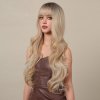 Zářivá dlouhá blond paruka Luna s jemnými vlnami