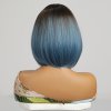 Elegantní modrá paruka Eclipse s přirozeným ombré efektem