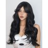 Havraní černá dlouhá paruka Selena s přirozenými vlnami