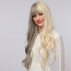 Dvoubarevná vlnitá paruka Palmer v šedé a blond kombinaci