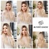 Platinově blond dlouhá paruka Celeste s přirozenými vlnami a ombré