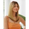 Medově blond rovná paruka Celeste s jemnými vrstvami