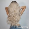 Ombre vlnitá blond paruka Luna s přirozeným přechodem
