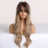 Blond paruka Carla s tmavými kořínky, LC237-4