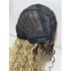 781 7 blond kudrnata paruka carmen s tmavymi korinky a se sitkou lace front