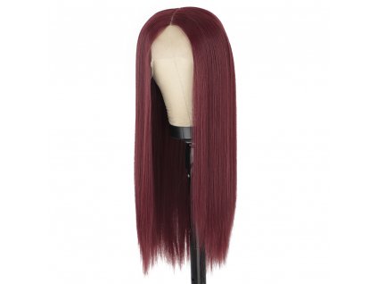 Měděná paruka Megan se síťkou (lace front)