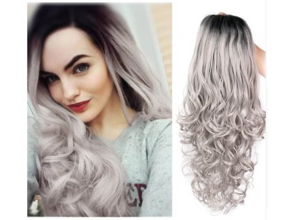 Platinová blond paruka Becky se síťkou (lace front)