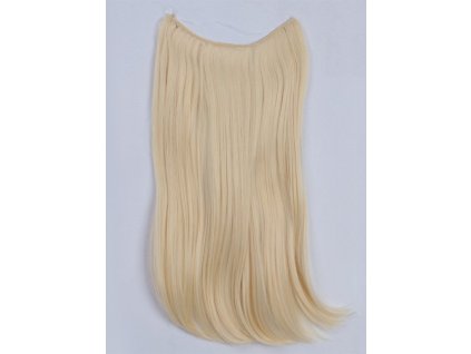 Vlasové příčesky HALO - platinová blond