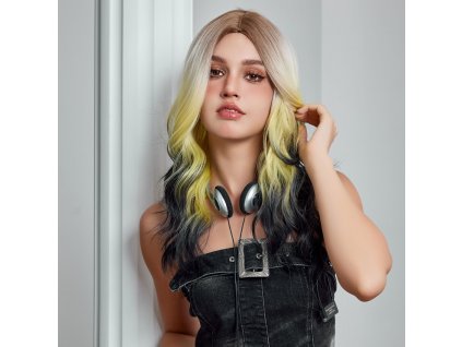 Barevná crazy paruka Robin