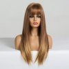 Světle hnědá paruka Cynthia s ofinou, LC223-1