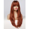 Zrzavá paruka Olivia s ofinou, LC015