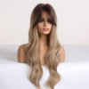 Blond paruka Carla s tmavými kořínky, LC237-4