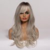 Popelavá blond vlnitá paruka Theodora, LC271-3