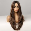 Hnědá paruka Amirah se světlým melírem, LC277-6
