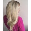 Blond vlnitá paruka Samara s ofinou, LC335