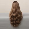 Hnědá vlnitá paruka Alisson, LC5117