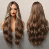 Hnědá vlnitá paruka Alisson, LC5117