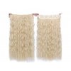 Vlasy clip in 130 g blond vlasové příčesky vlnité 55 cm