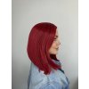 Červená mikádo paruka Laura se síťkou (lace front)