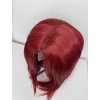 Červená mikádo paruka Laura se síťkou (lace front)