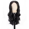 Černá vlnitá paruka Bethany se síťkou (lace front)