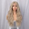 Hustě vlnitá blond paruka Alice se síťkou (lace front)