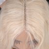 Světlá blond  dlouhá paruka Amber se síťkou (lace front)