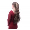 Vlnitý PONYTAIL se skřipcem - světle hnědá