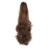 Vlnitý PONYTAIL se skřipcem - světle hnědá