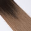 Vlasy clip in 7 pásů - světle hnědé ombre vlasové příčesky rovné 45 cm