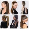 Hedvábný clip in WRAP AROUND PONYTAIL - přírodní ombré