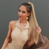 Hedvábný clip in WRAP AROUND PONYTAIL - světlá blond