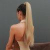 Hedvábný clip in WRAP AROUND PONYTAIL - světlá blond