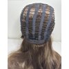 Moderní hnědá paruka Maria se síťkou (lace front)