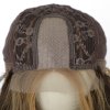 Hnědá paruka protkaná melíry Jess se síťkou (lace front)