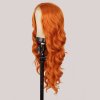 Zlatavě oranžová paruka Lorena se síťkou (lace front)